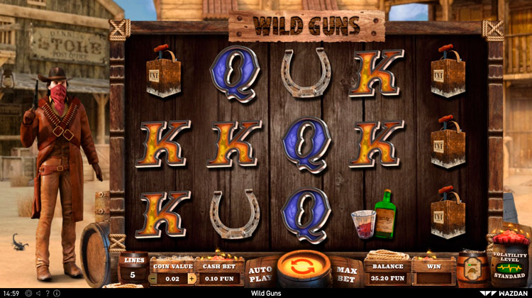 Технические характеристики слота Wild Guns