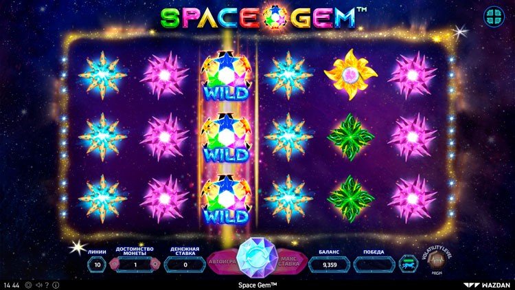 Бонусы и опции Space Gem