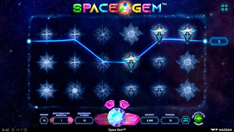 Подведение итогов Space Gem