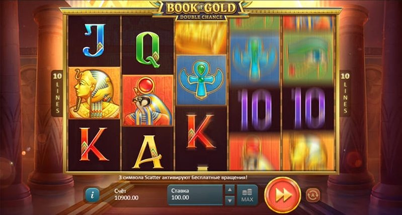 Барабаны слота Book of Gold