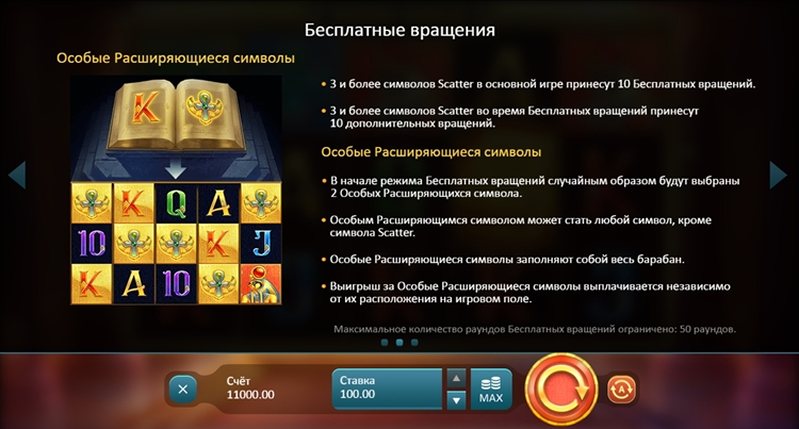 Бонусы слота Book of Gold