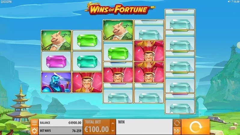 Барабаны слота Wins of Fortune